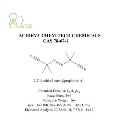 2,2' -Azobis (2-methylpropionitrile) CAS 78-67-1
