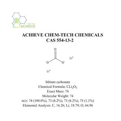 Lithium Carbonate hmoov CAS 554-13-2