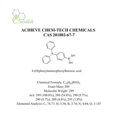 4- (Diphenylamino) phenylboronic acid CAS 201802-67-7