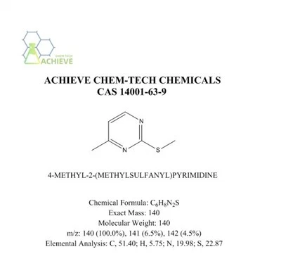 4-METHYL-2-(METHYLSULFANYL) PYRIMIDINE CAS 14001-63-9