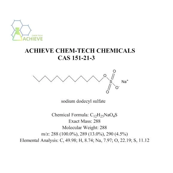 Sodium Dodecyl Aulfate Hmoov Cas 151-21-3