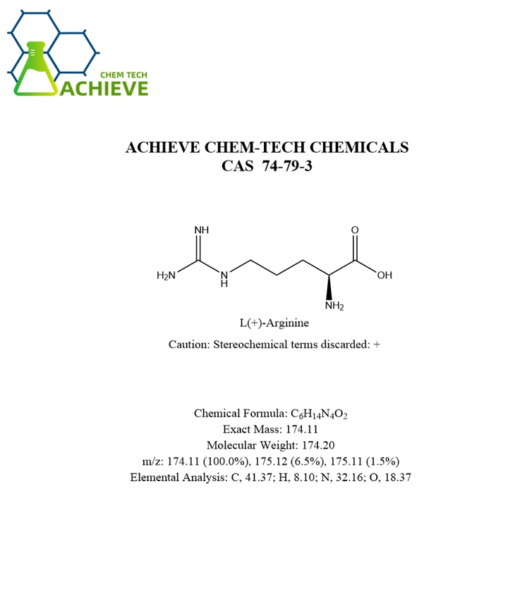Best L Arginine Powder CAS 74-79-3