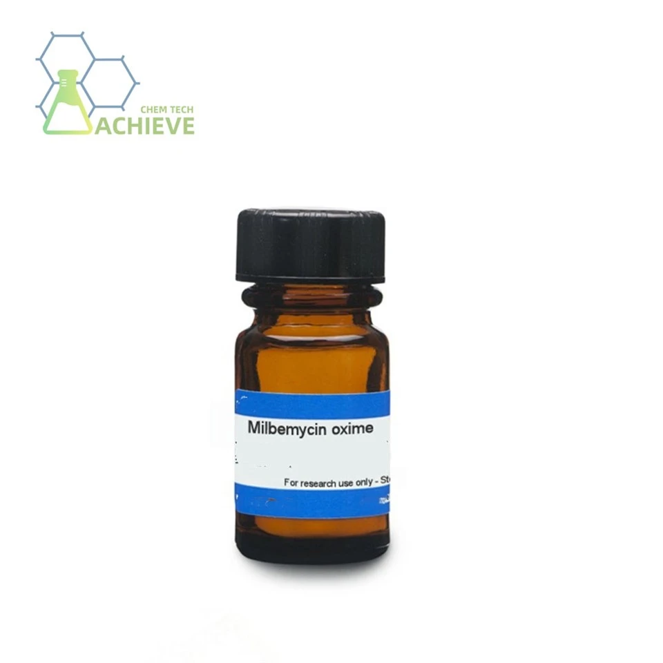 Milbemycin Oxime Powder Antiparasitic Cov txiaj ntsig rau dev thiab miv