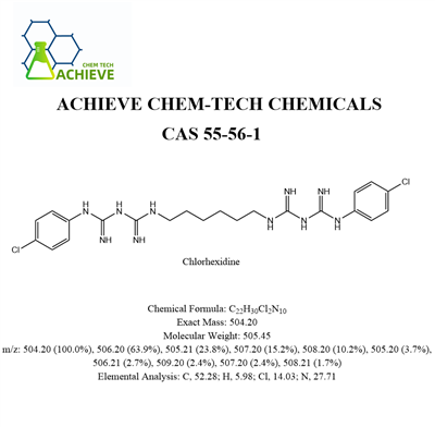 Chlorhexidine hmoov CAS 55-56-1