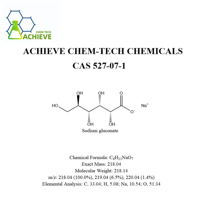 Sodium gluconate hmoov npaum li 527-07-1