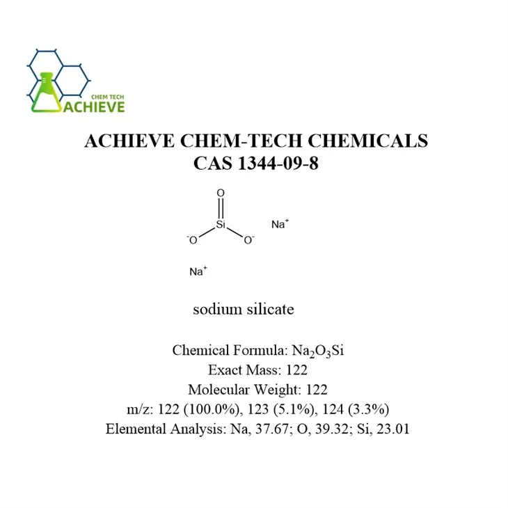 Sodium Silicate hmoov CAS 1344-09-8